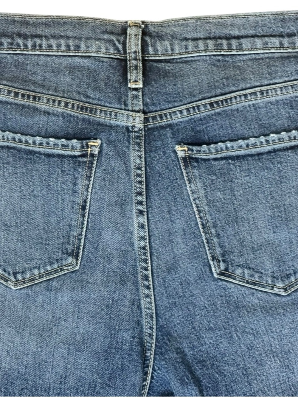 Joe's the Blake High Rise Wide Leg Crop Jeans, Medium Wash Denim Jeans, Size 29 - Picture 5 of 10